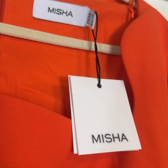 MISHA Hazel Cutout Long Sleeve Cocktail Dress - Picture 4 of 4